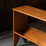 Petit banc / table d'appoint en pin
