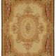 Handmade European Vintage Aubusson Kilim 300 cm x 428 cm