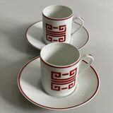 Two porcelain cups by Bernardaud.