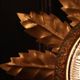 Gold metal wall sconce with cut glass in Hollywood Regency style from the 1960s.