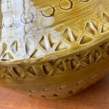 Italian pottery carafe from the mid-century by Aldo Londi for Bitossi, 1960s.