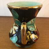Vase art deco signed vallauris hand decorations