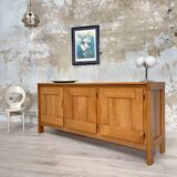 Enfilade en elme massif, REGAIN edition, circa 1980.