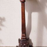 19th century carved wooden dragon column