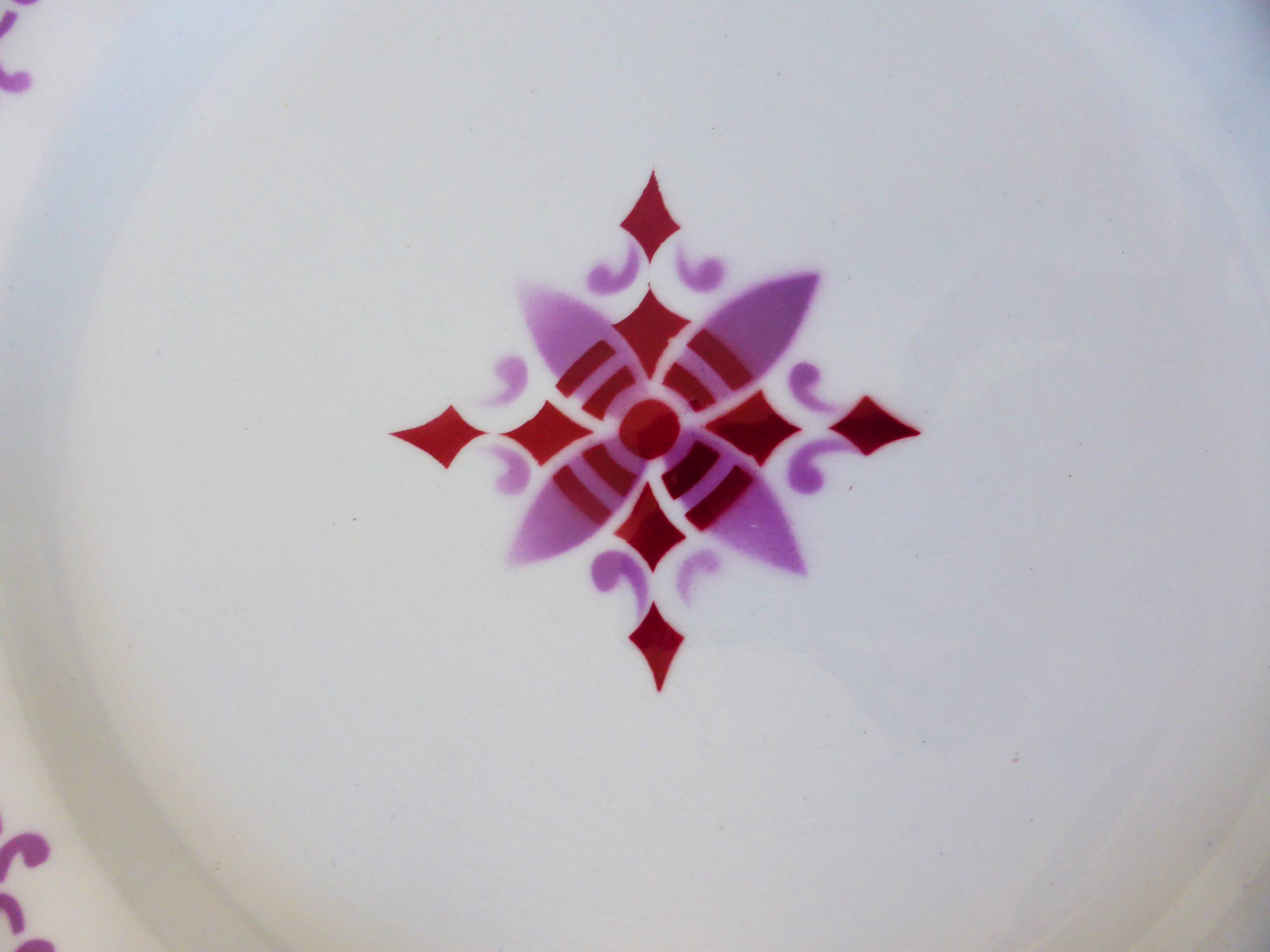 4 flat plates from Moulin des Loups and Hamage, Madeleine model 2106197