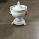 White porcelain covered pot