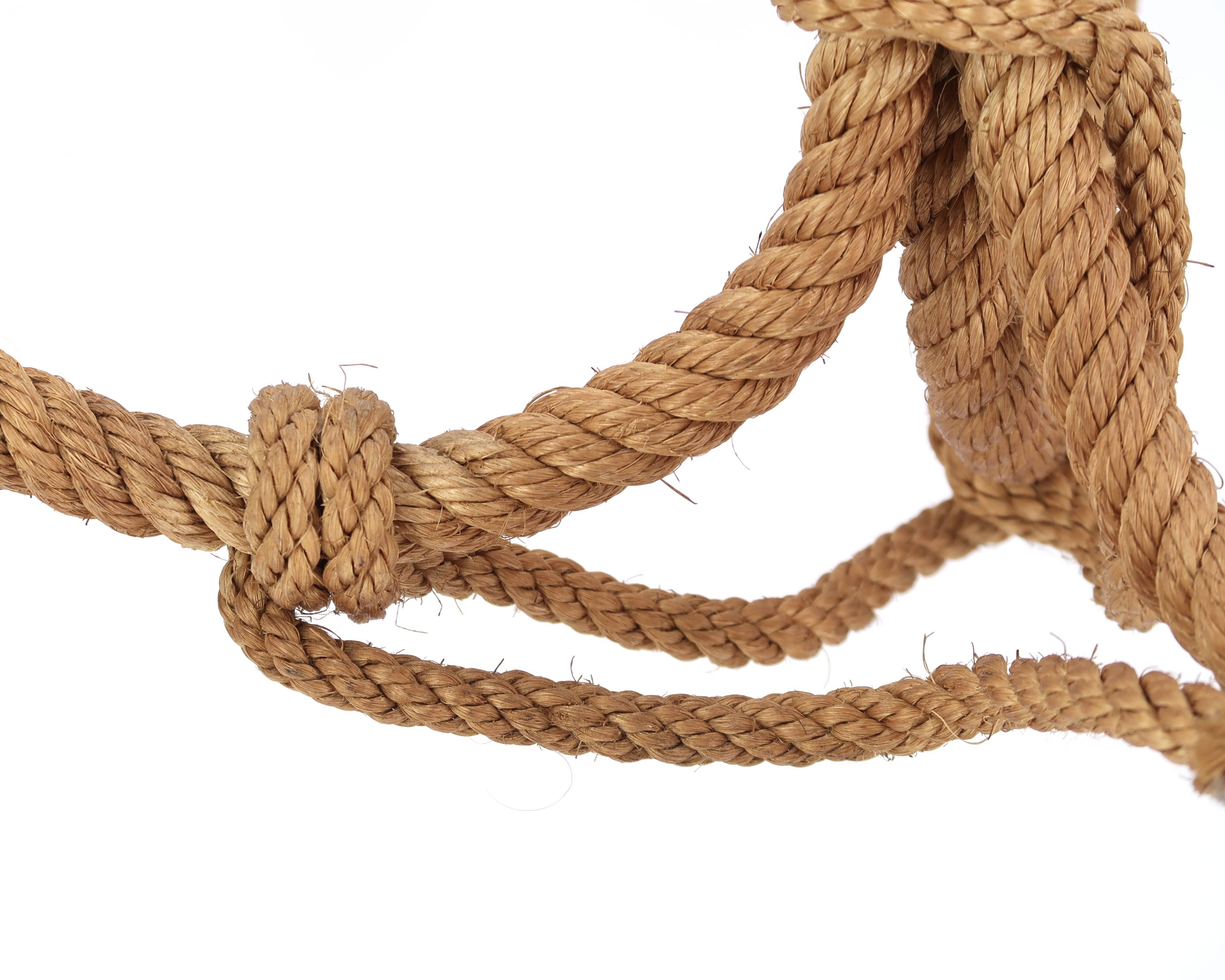 rope anchor chandelier, 1960s