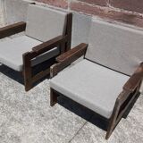Pair of armchairs 60s