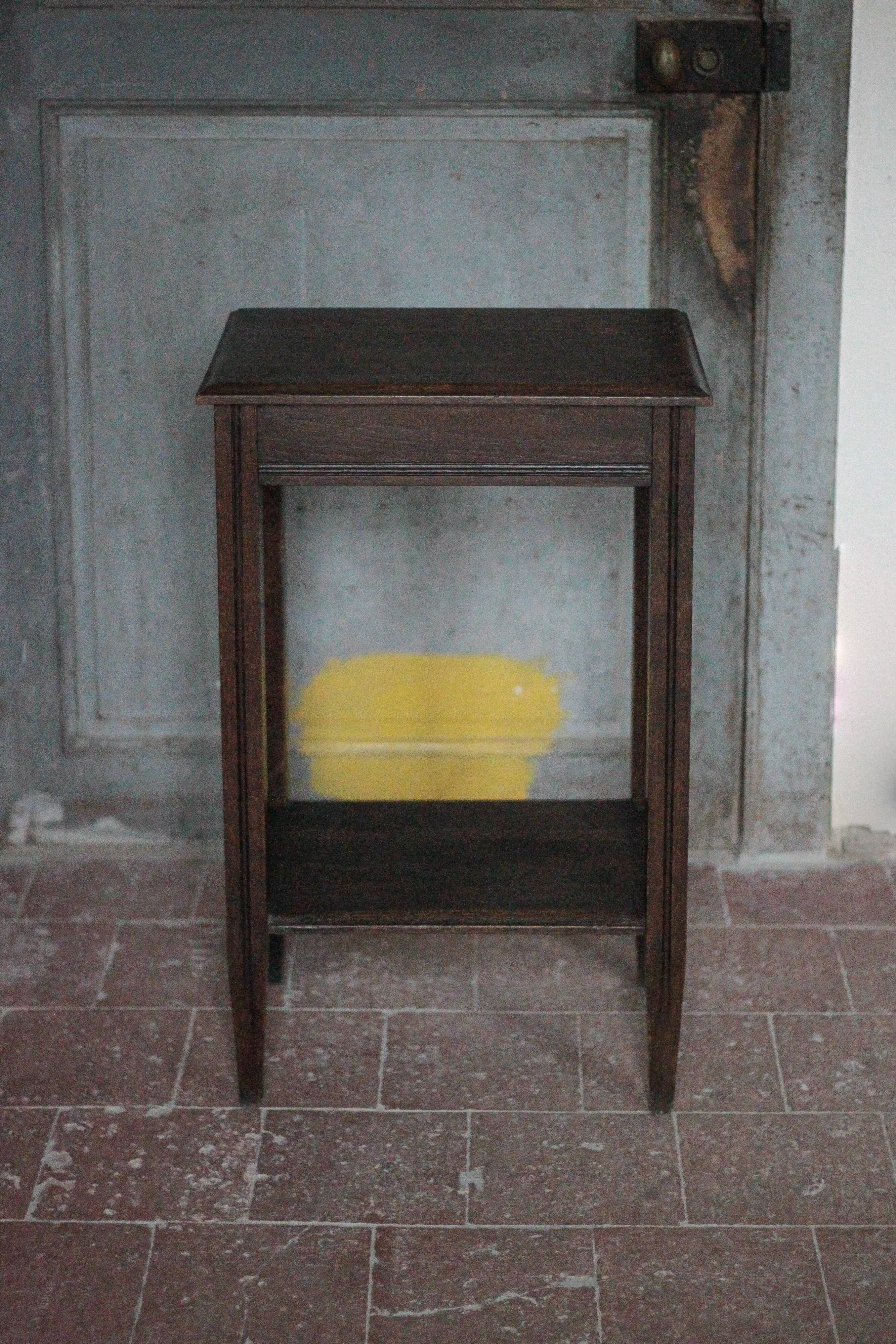 Table vintage, table bois, console art déco, table d'appoint