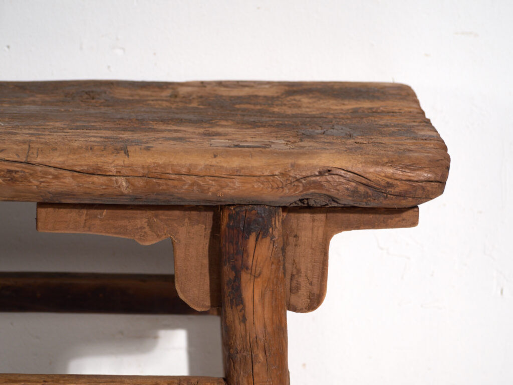 Old pine wood coffee table – China, around 1900