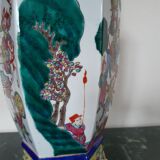 Ancient Chinese vase green family porcelain