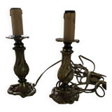 Set of 2 foot bedside lamp