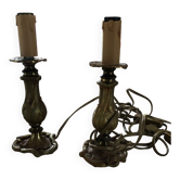 Lot de 2 pieds de lampe de chevet