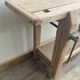 Workbench made of light wood