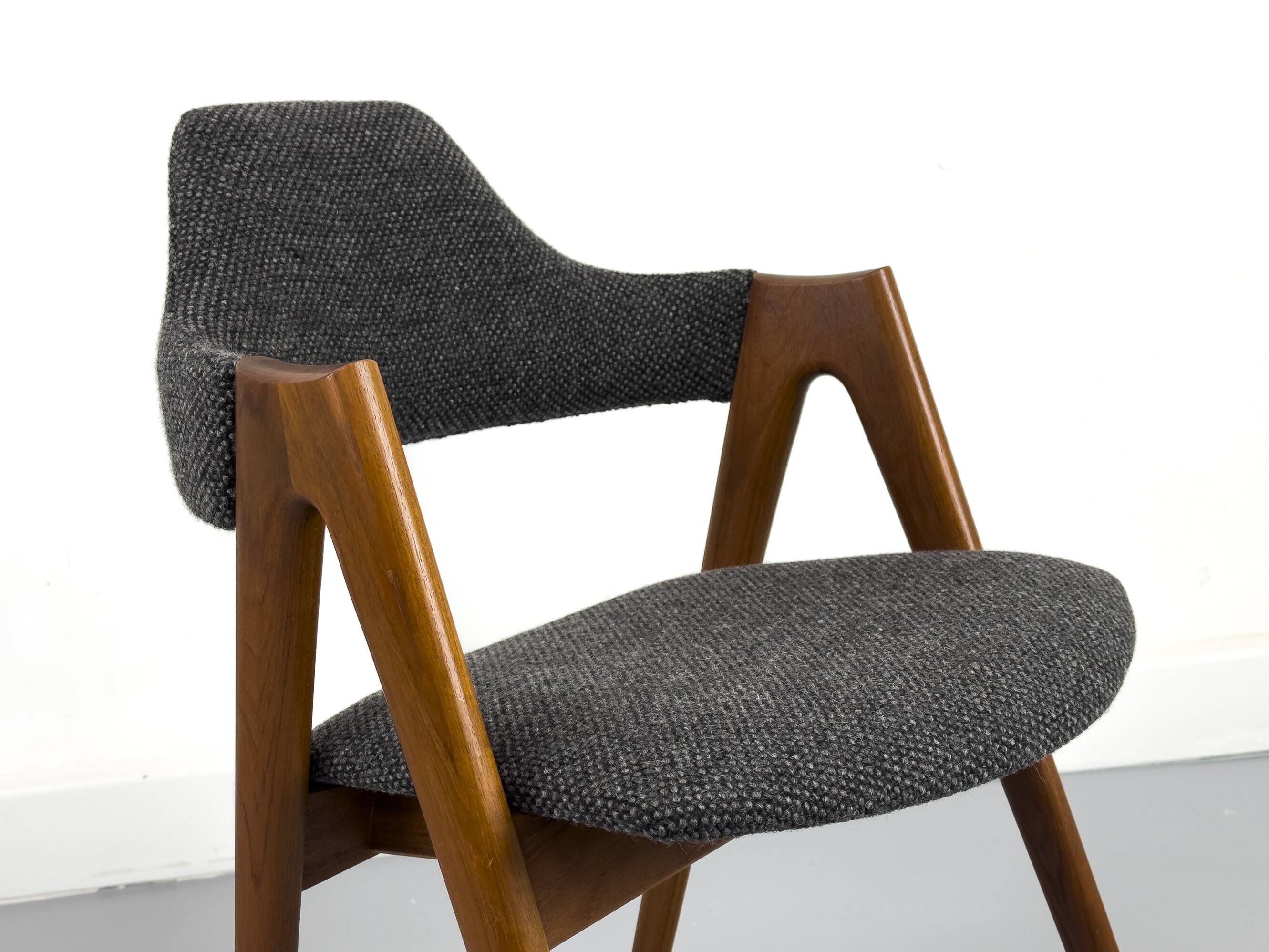 Compass Chair in Teak by Kai Kristiansen for SVA Møbler, 1960s