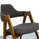 Chaise Compass en teck par Kai Kristiansen pour SVA Møbler, 1960