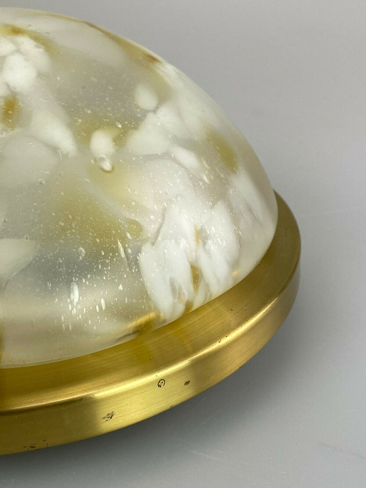 70s Peill & Putzler Plafoniere ceiling lamp glass space design lamp 70s