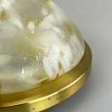 70s Peill & Putzler Plafoniere ceiling lamp glass space design lamp 70s