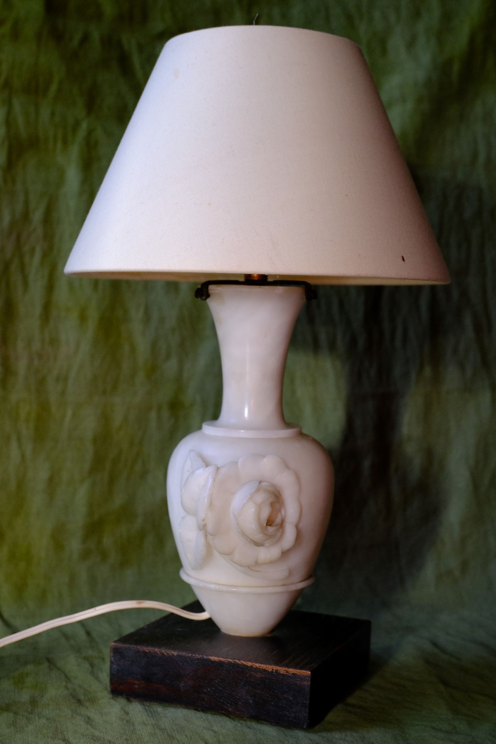 Lampe en albâtre