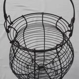 Old metal egg basket