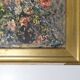 Oil painting on canvas, bouquet, signed MOBERG