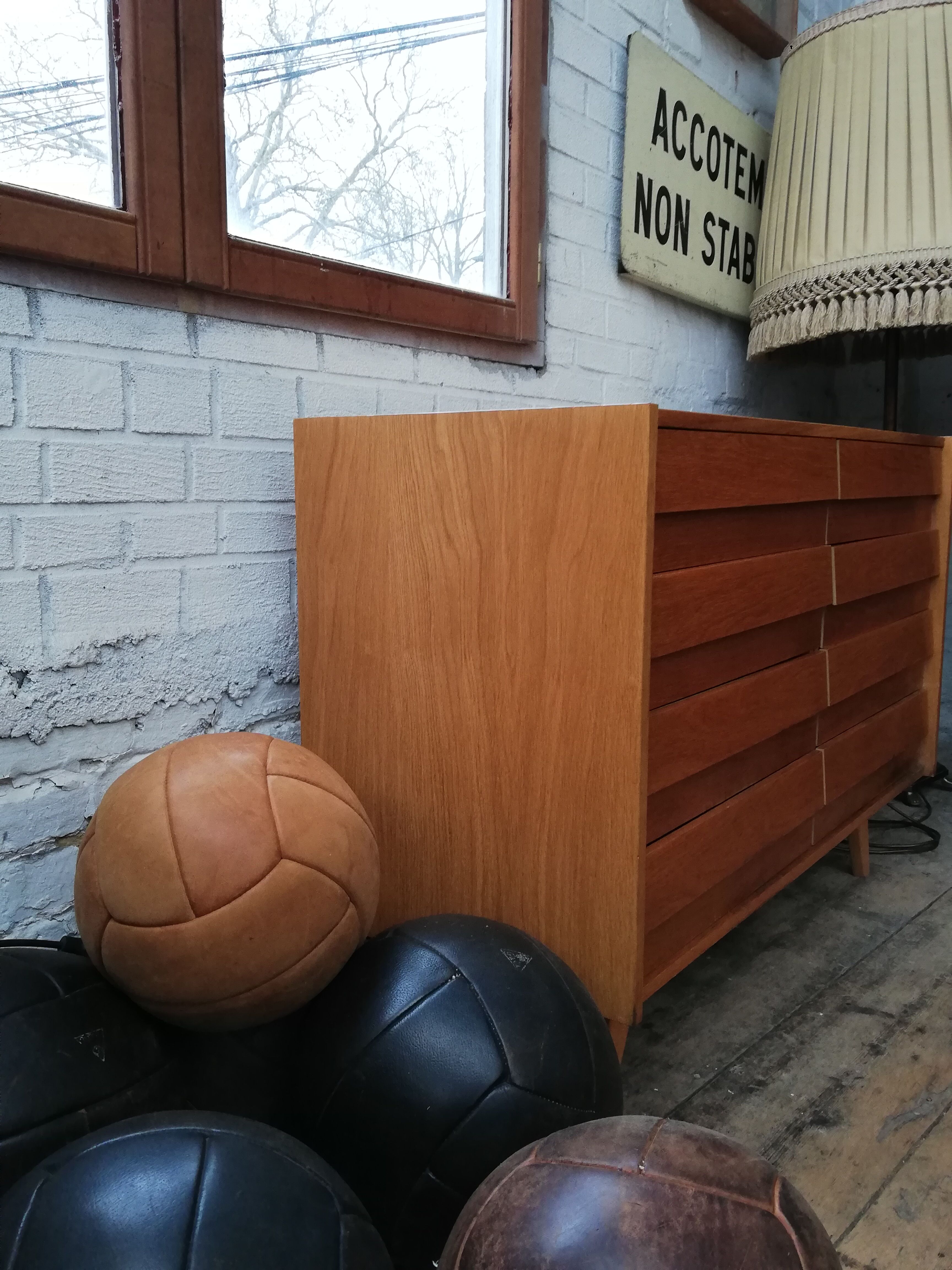 Czech chest of drawers Jiri Jiroutek, 1960, Scandinavian style, U453