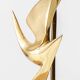 Pair of Philippe Jean Sculptural Brass Bird Table Lamps, Signed Limited Editions