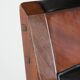 Beautiful and very comfortable black Art Deco design armchair