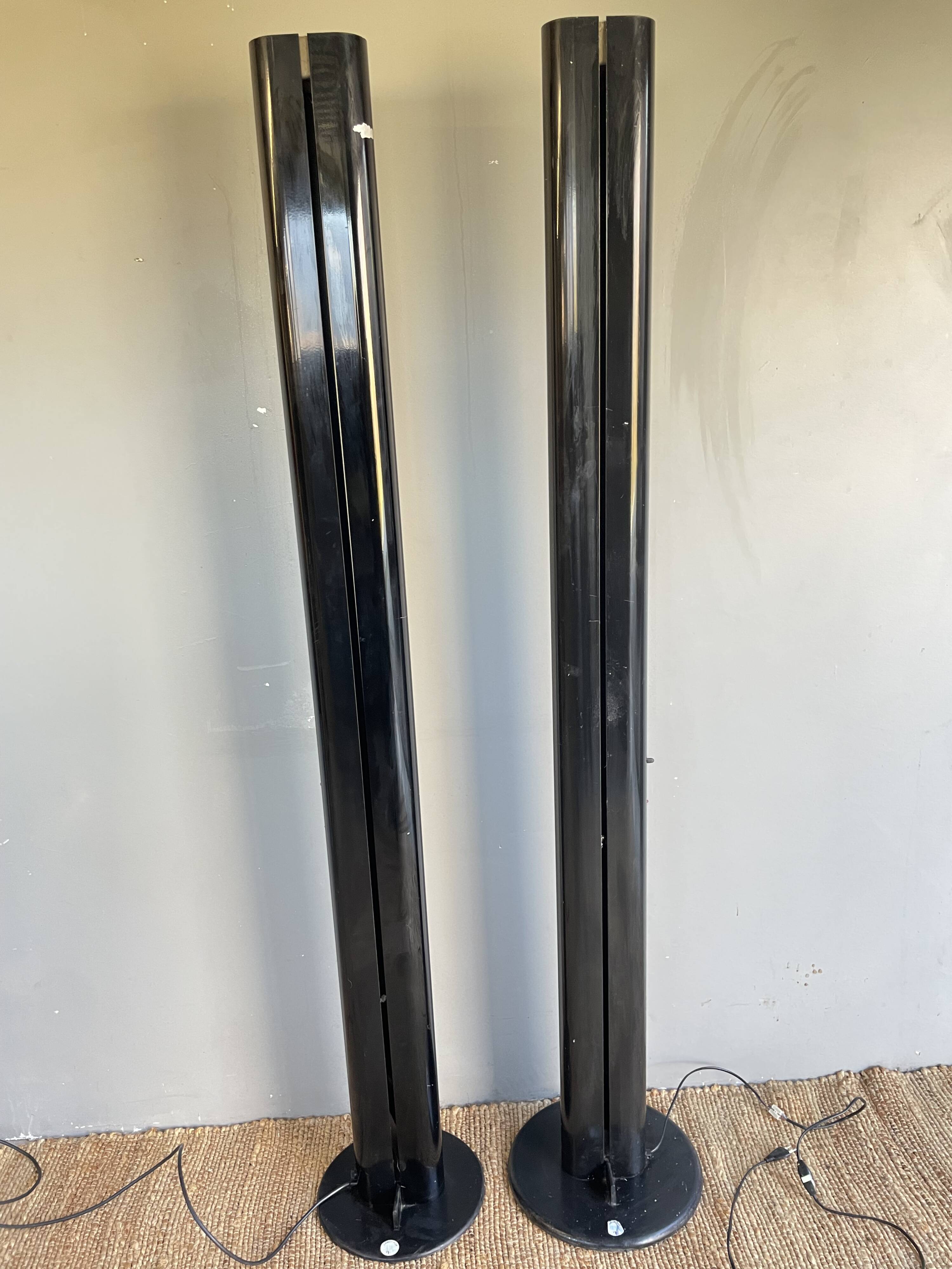 Two Artemide Megaron G.Frattini-505002 designer floor lamps