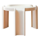 Table basse beige Kartell 4905 design par Giotto Stoppino