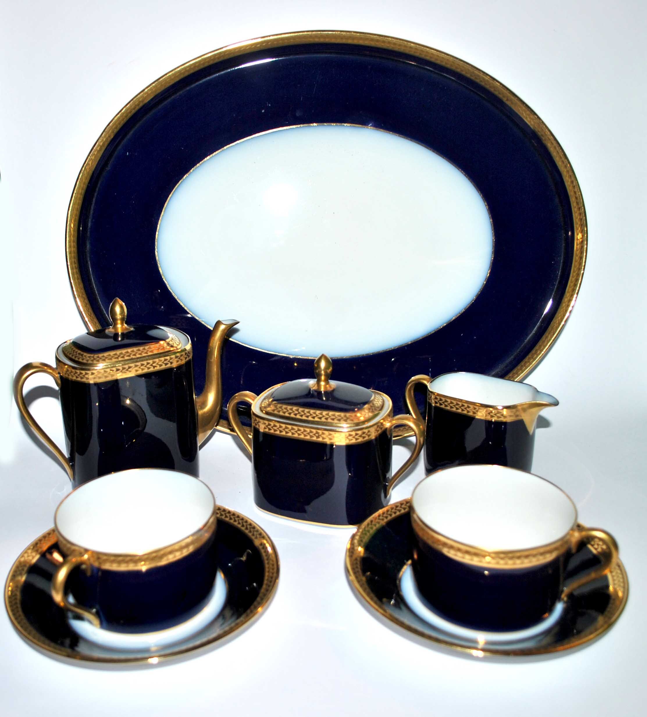 Service à café en porcelaine de limoges