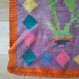 Vintage Woolen Hand Knotted Carpet Keli.