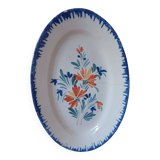 Old Faience dish - Restored in the old style