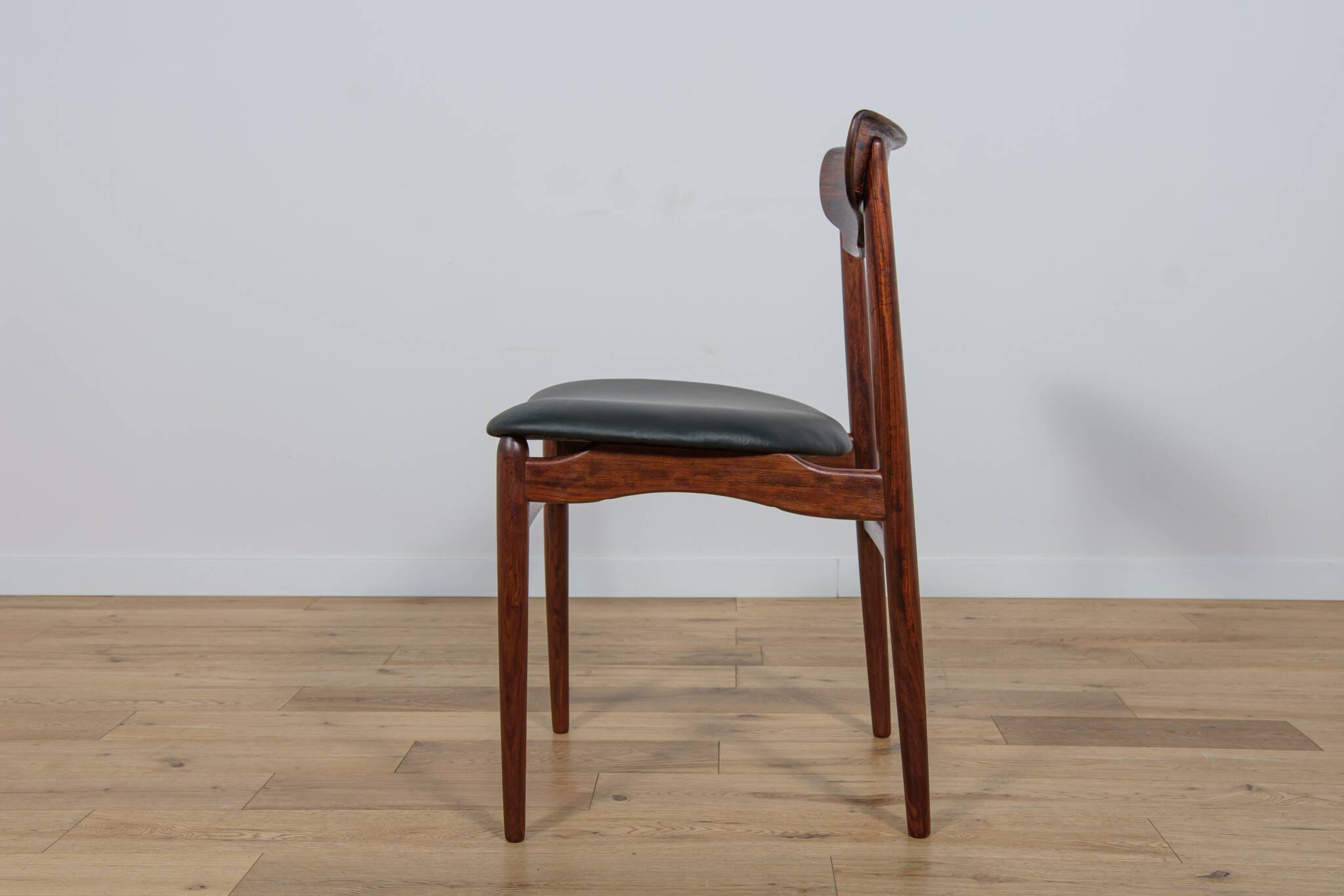 Chaises mid-century en palissandre, danemark, set de 4