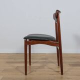 Chaises mid-century en palissandre, danemark, set de 4