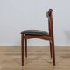 Chaises mid-century en palissandre, danemark, set de 4