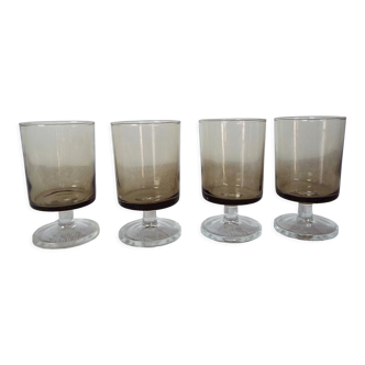 4 verres à vin cavalier