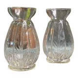 Pair of Art Deco bulb vases