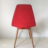 Midcentury hungarian chairs, side chairs by Judit Burian and Erika Szek, 1950s