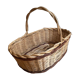Panier osier bicolore