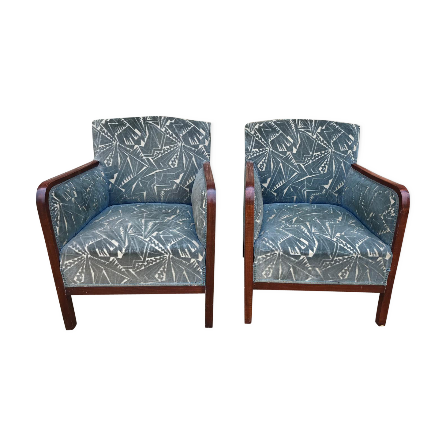 Paire de fauteuils art deco
