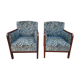 Paire de fauteuils art deco