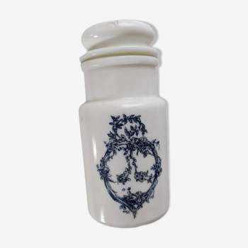 Apothecary jar pharmacy vintage opal