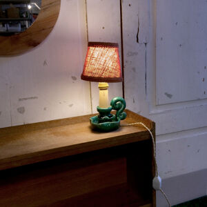 Lampe En Céramique En Forme De Bougeoir
