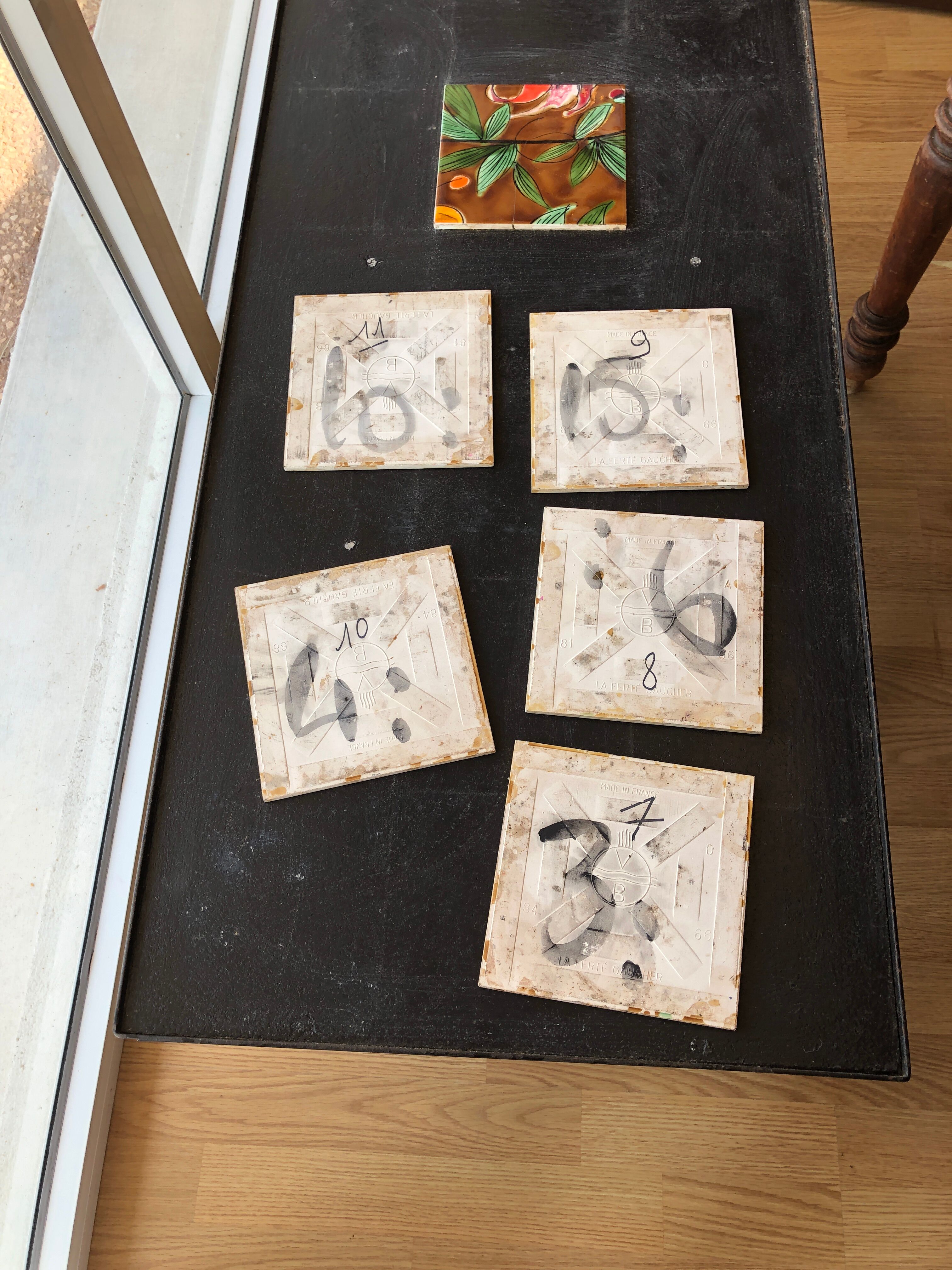 Vallauris ceramic table