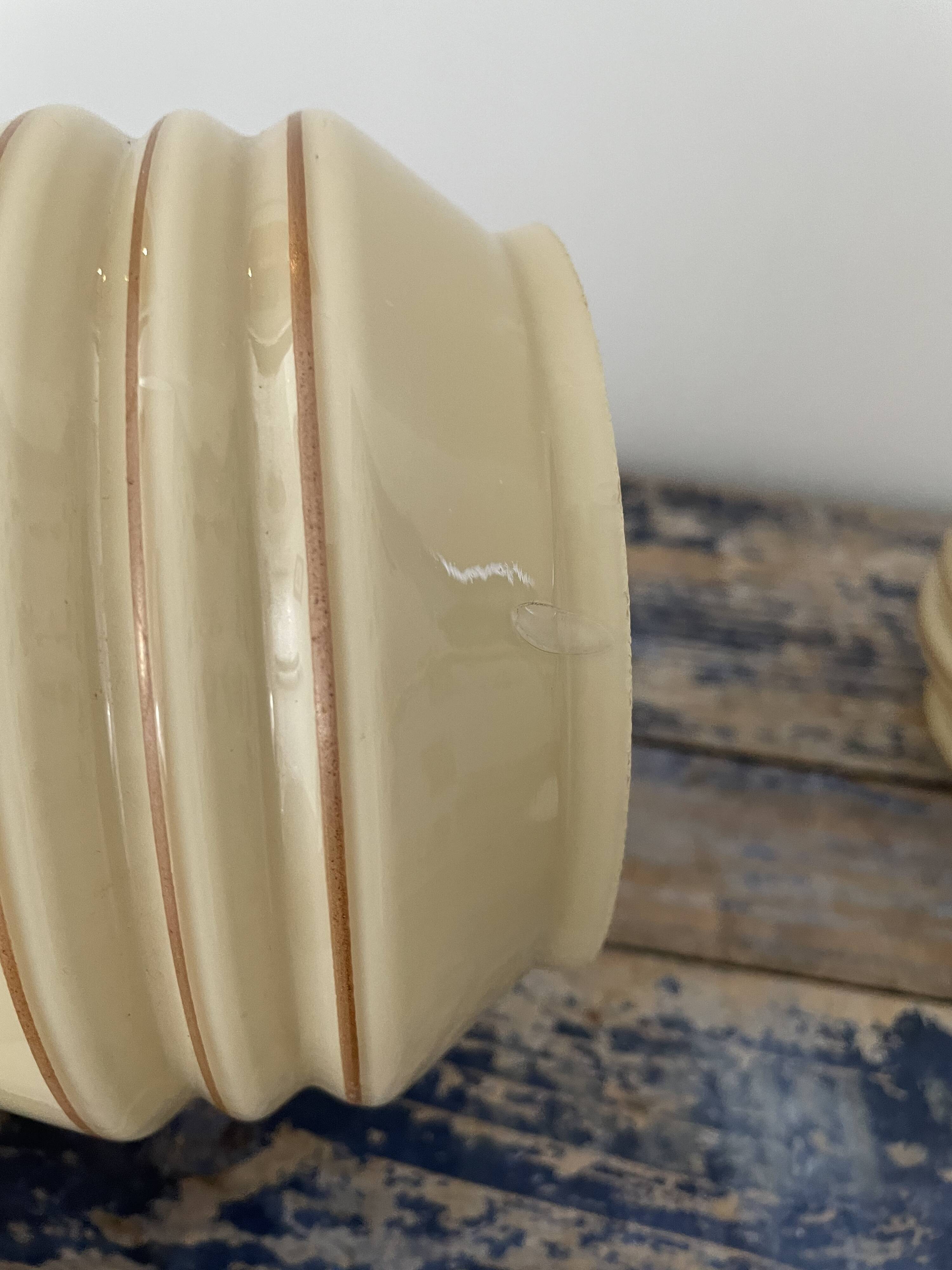Pair of new electrified Art Deco wall lamps