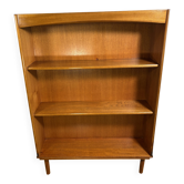 Bibliothèque vintage en teck des années 1960-1970 | Style scandinave rétro | Espace