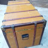 Old travel trunk