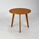 Table d'Appoint Moderniste en Chêne, Pays-Bas, 1950s