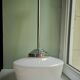 Old opaline art deco bahaus modernist pendant lamp 1930s Ø 30 cm